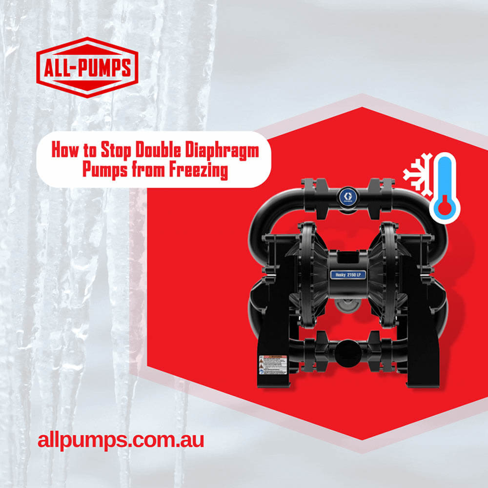 Graco Husky 21500 LP Air Diaphragm Pump. How to stop Diaphragm Pumps from freezing