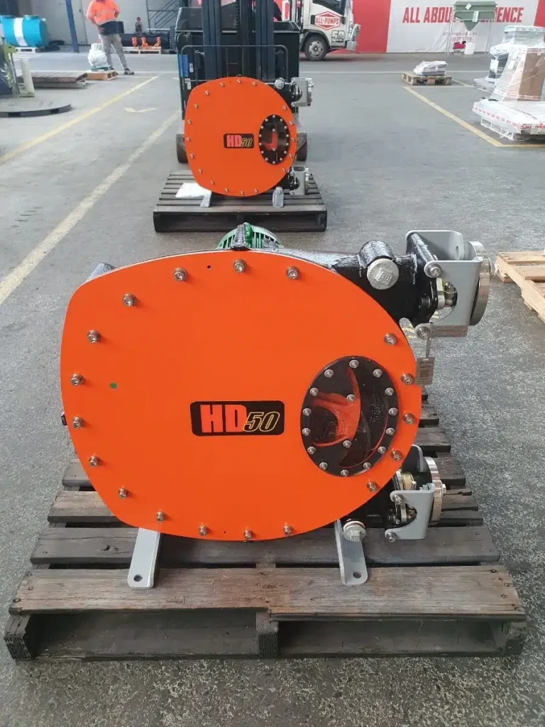 Abaque hose pumps for wastewater treatment