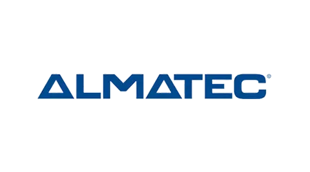 Almatec logo.