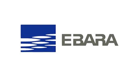 Ebara logo.