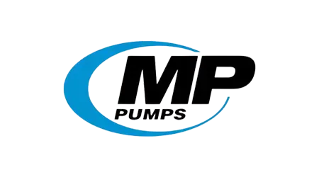 MP Pumps logo.