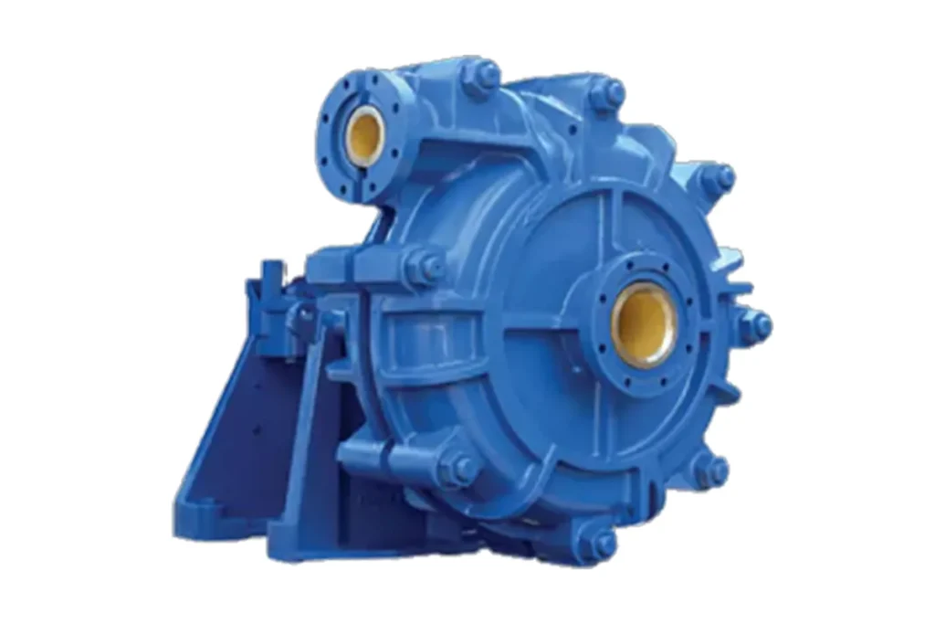 Blue Nexus pump with a round front housing