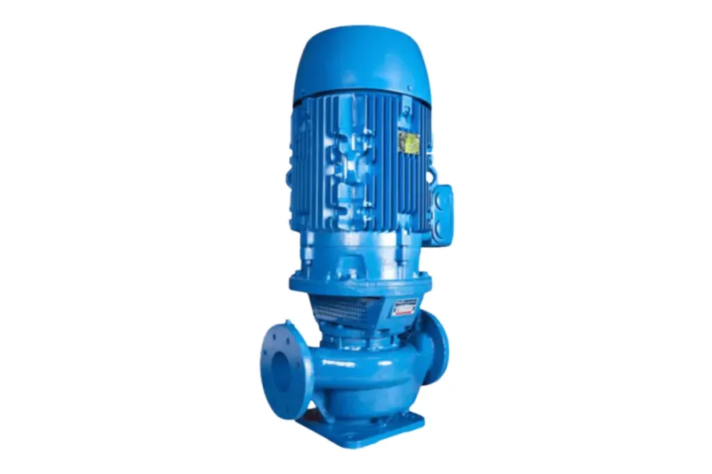 Vertical blue Nexus pump assembly