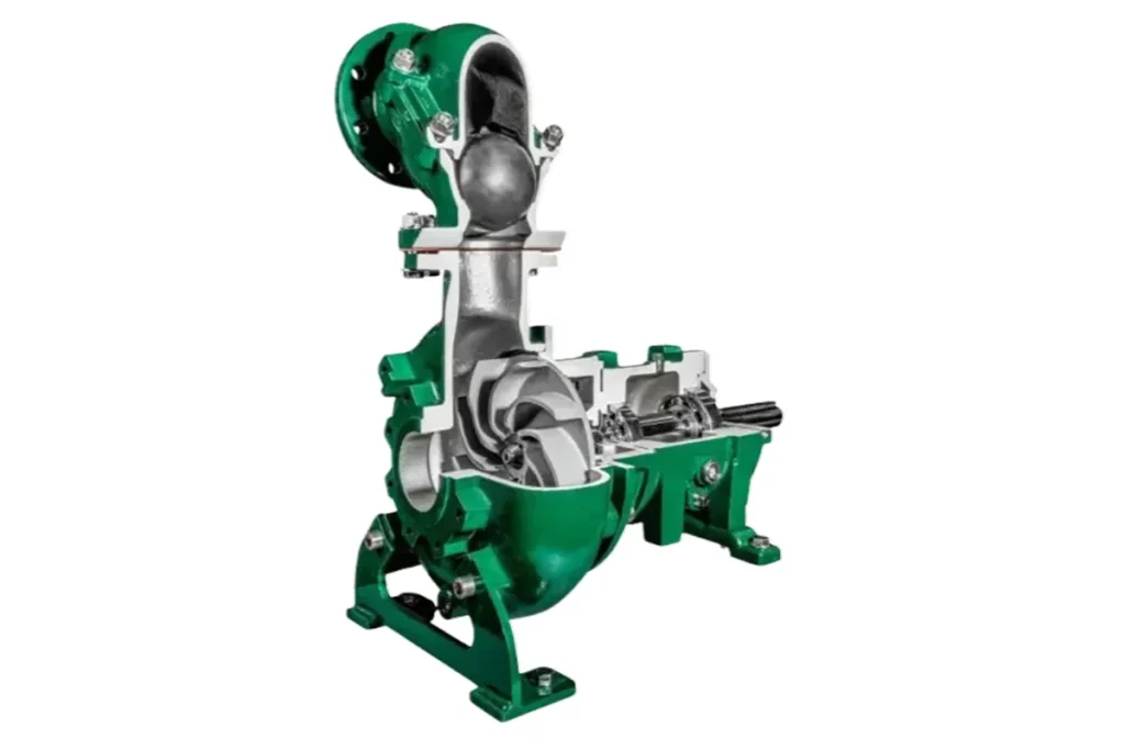 Green Pioneer pump and pipework assembly