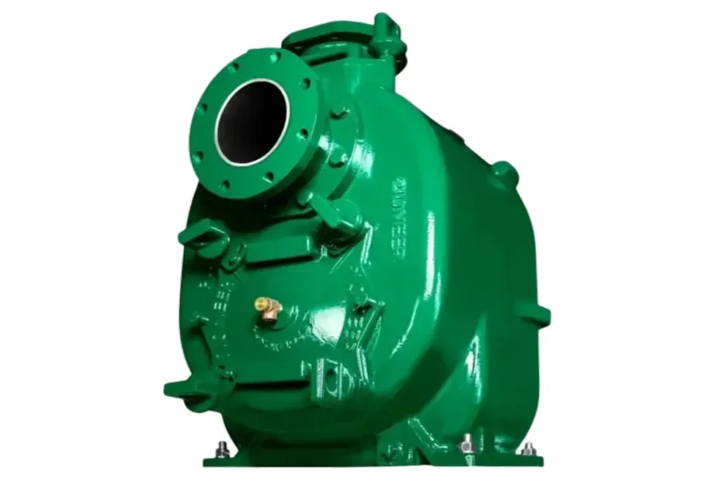 Green Pioneer pump housing with a round inlet