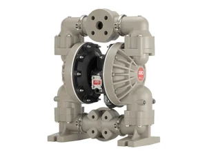 ARO light-coloured pump with a round central housing