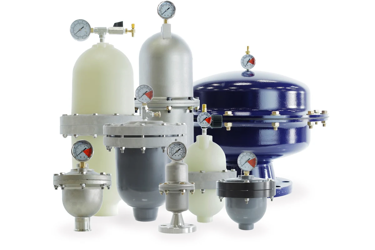 Blacoh industrial vessels with gauges