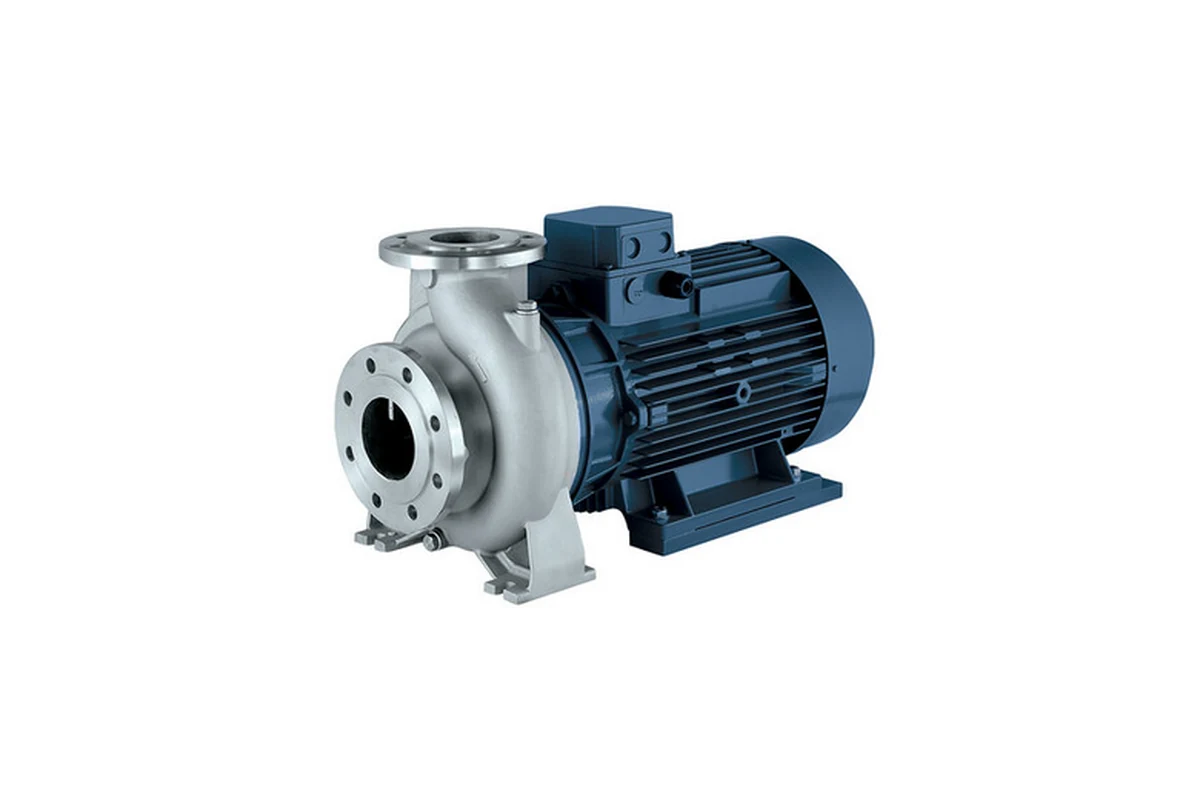 Ebara pump with a blue electric motor