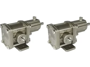 Two Oberdorfer metal pump units