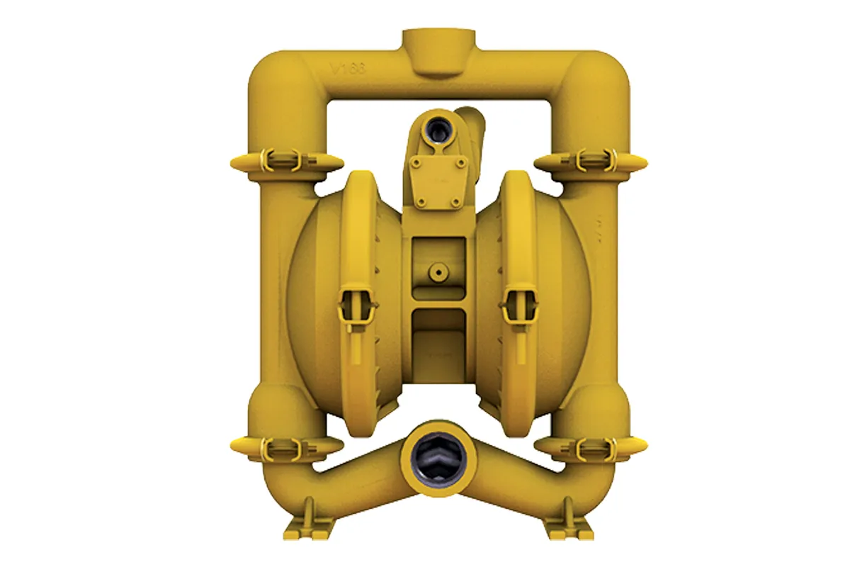 Versamatic yellow pump with two side chambers