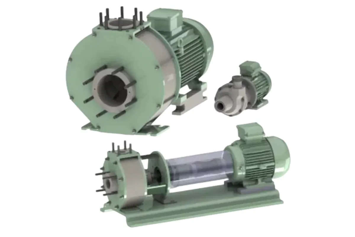 Group of green ARBO pump units