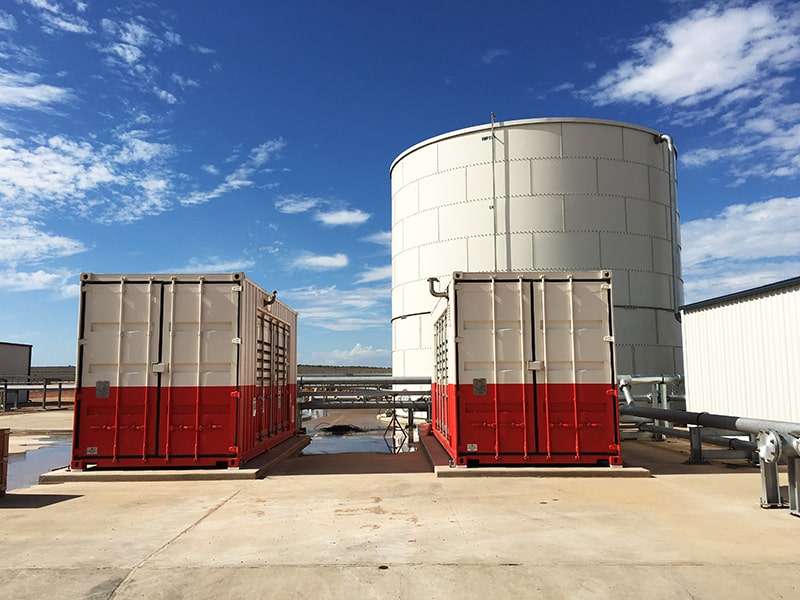 Containerised Fire Pumps Fuel Terminal Double Front