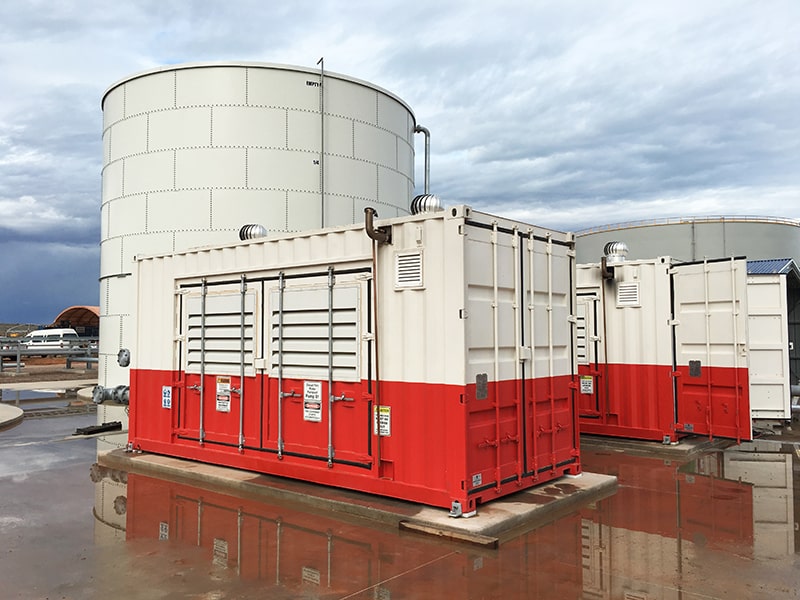 Containerised Fire Pumps Fuel Terminal Double