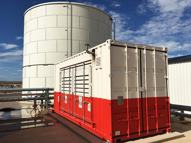 Containerised Fire Pumps Fuel Terminal Single