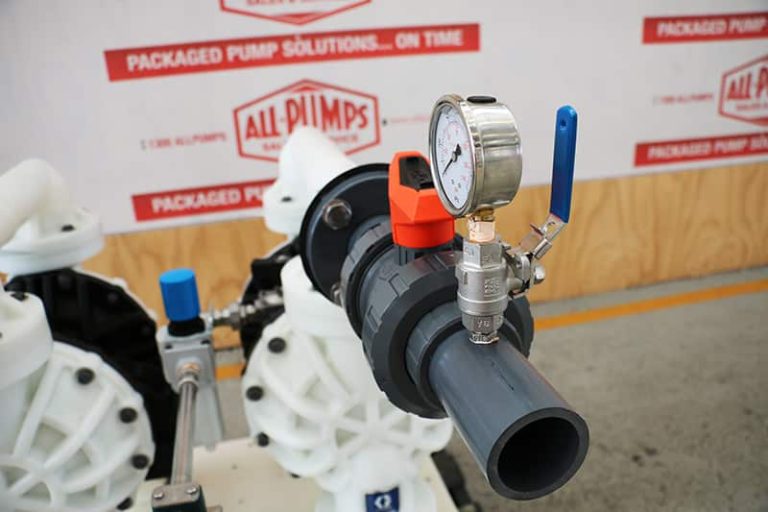 Graco Husky 2200 Sea Water Pump Pressure Gauge