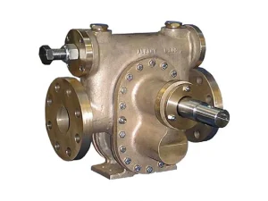 Albany metal pump housing with projecting drive shaft