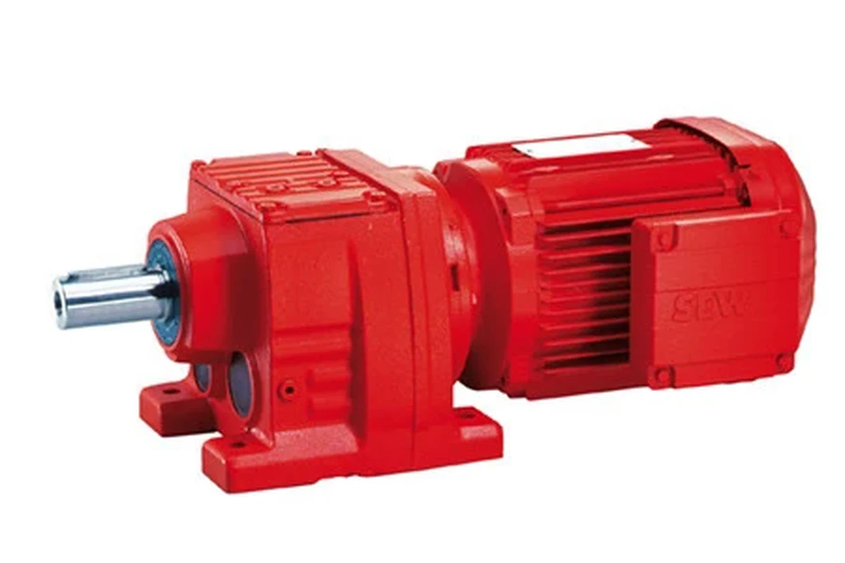 SEW-Eurodrive red electric gear motor
