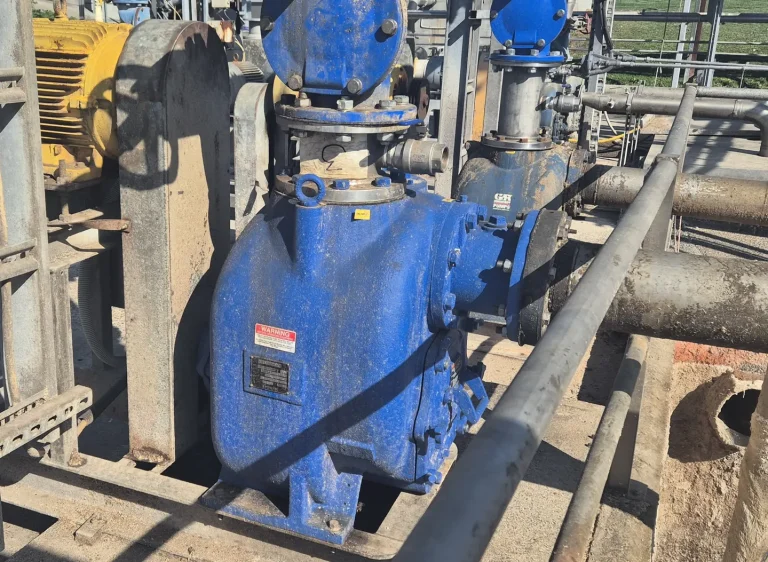 WSP self priming pump solids handling