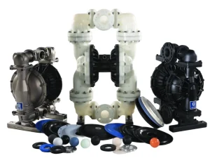Graco white and black pump units