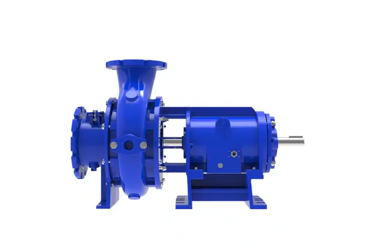 Trillium Flow Technologies blue pump and motor